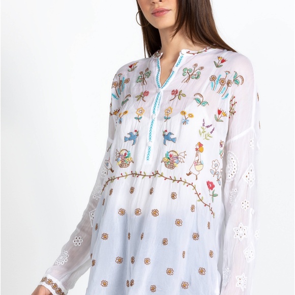 Nwt Johnny Was Sami Tunic For Women Beautiful- Small- Brand New